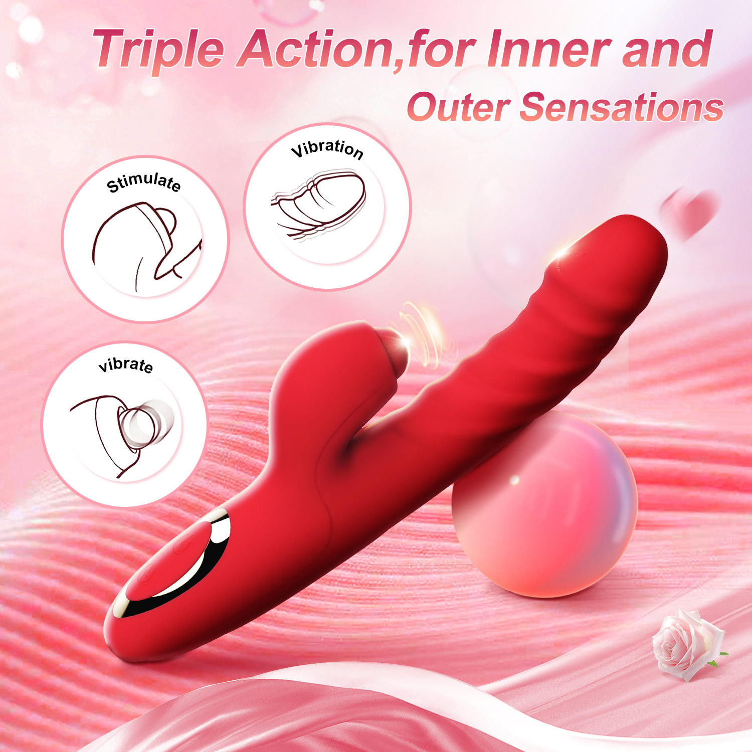 Soft Silicon Dildos Vibrator for Women And Couple