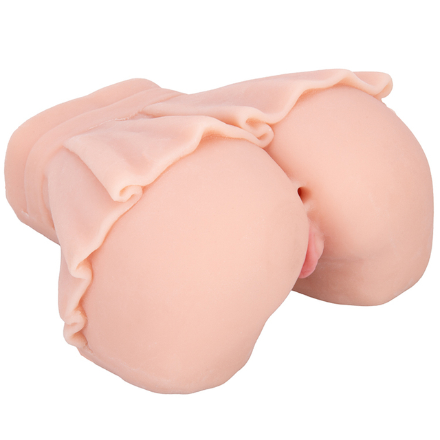 Realistic 2 in 1 Male Masturbators Vagina Skirt Girl Masturbator For Men