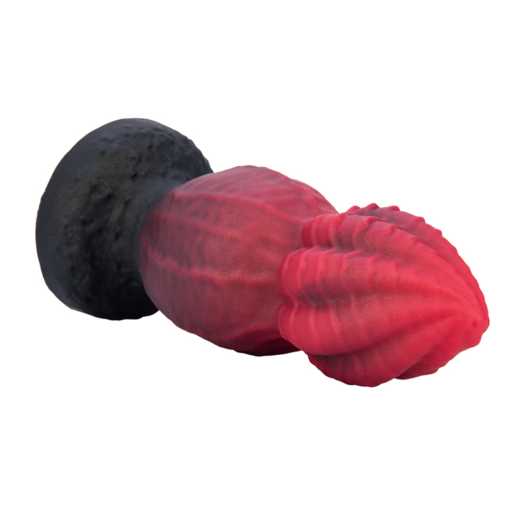 Colorful Silicone Gourd Style Masturbation Toy Dildo