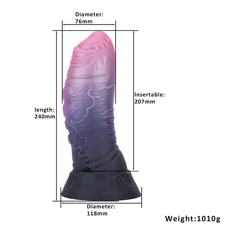 Mixed Color Silicone Female Masturbation Toys for Woman