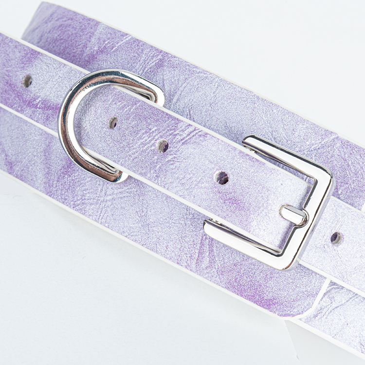 2 Piece High Quality Leather BDSM Bondage Set Handcuff Collar and Chain Erotic Sex Toys for Adults and Couples