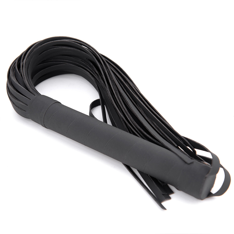 PU Leather Spanking Whip Fetish Flogger for Horse Adult BDSM Slave Sex Toys
