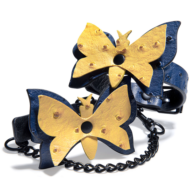 7PCS Embrace a Playful Chase of Power and Seduction with this Beautiful Butterfly Themed BDSM Set