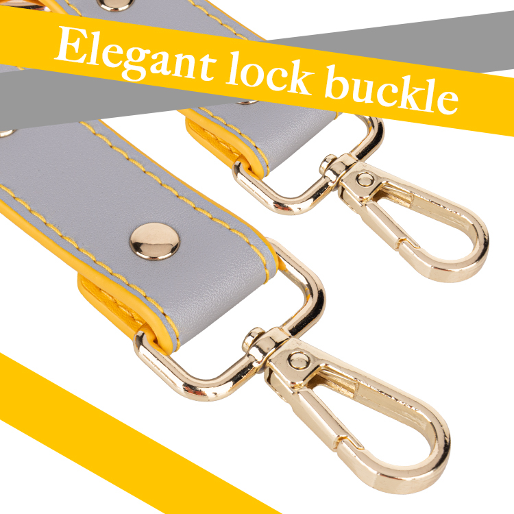 7PCS Sleek Grayish Yellow PU Leather Bdsm Bondage Kit Six Piece Set for Couples' Adventurous Bondage Play