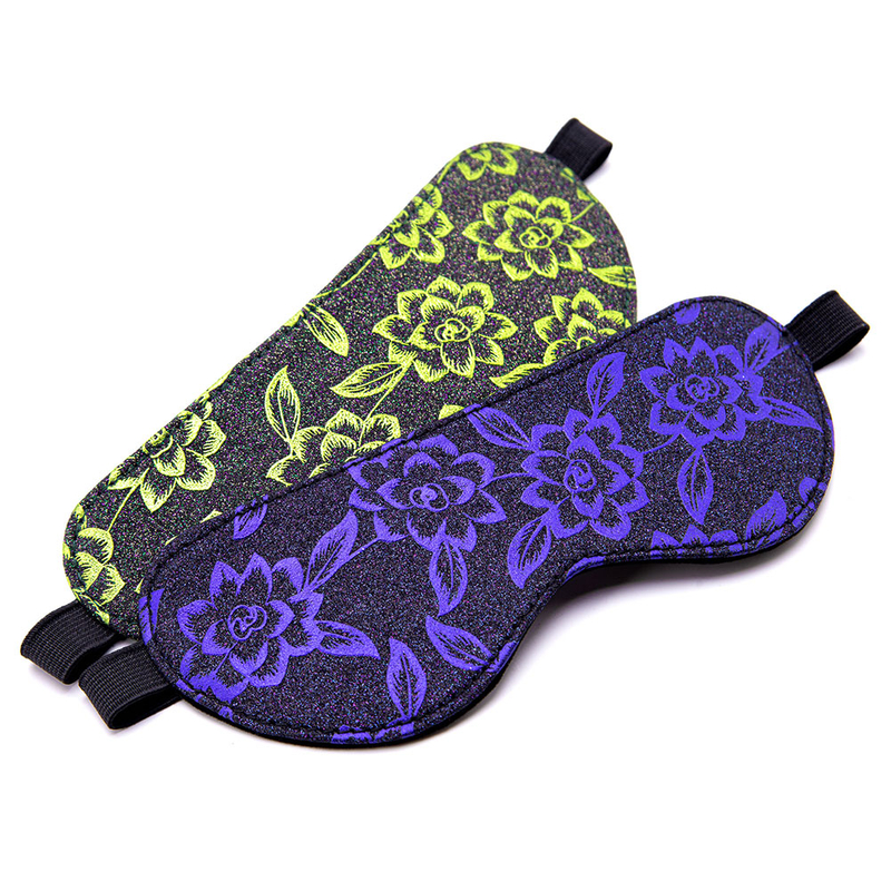 BDSM SM Bondag Leather Blindfold for Women: Adult Fetish Masquerade Sex Toy