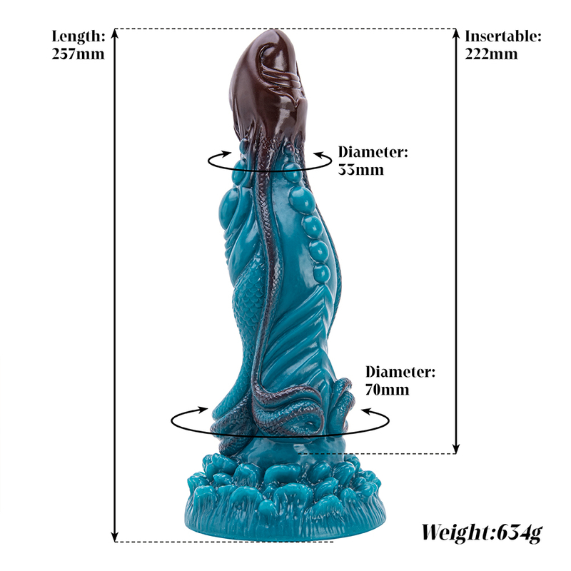 Alien Realistic Silicone Knotted Huge Penis Dildo for G Spot Stimulation Adult Sex Toy for Women