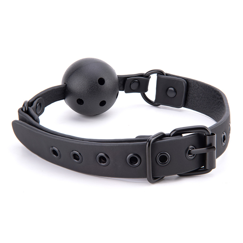 Adjustable Breathable Mouth Ball Gag Sex Toy for Fetish Ladies BDSM Bondage for Men Women Adults
