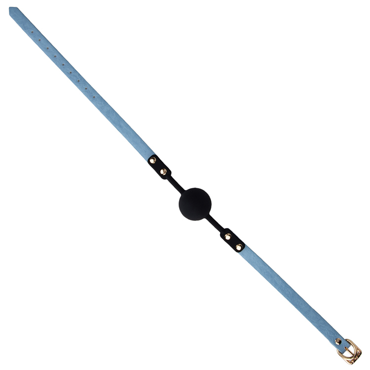 Adult Sex Toys for Fetish and Couples Black Silicone SM Seat Belt Mouth Plug Ball and PU Leather SM Toys