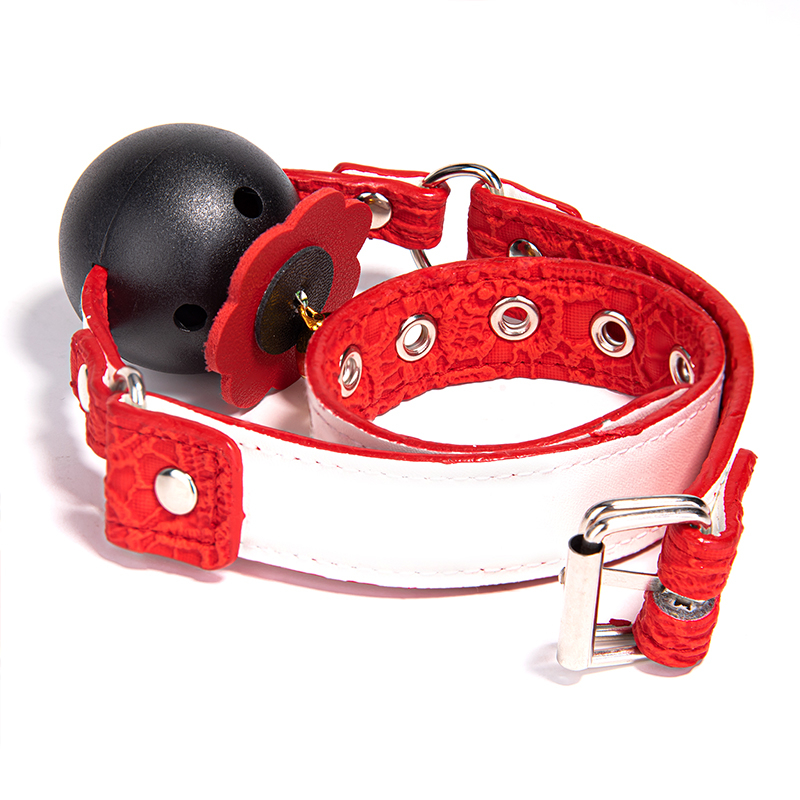 Roleplay Bondage Slave Sponge Webbing Mouth Ball Gag