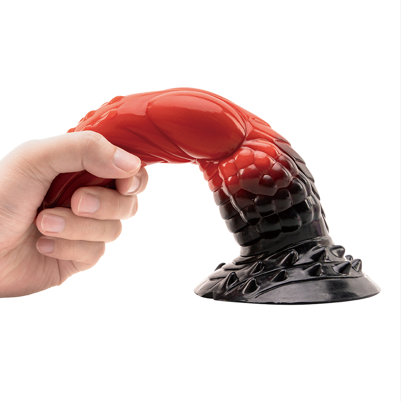 Dark Monster Dildo Artificial Sucker Big Penis 