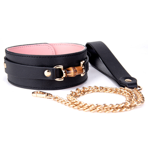 SM Games Women Leather Neck Collar Bondage Sex BDSM Collar Necklace Choker
