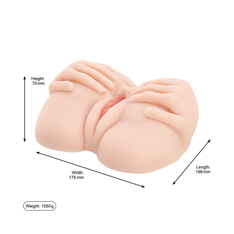 Male Masturbator Textured Vagina Tight Anus Pocket Pussy Realistic Sex Toys