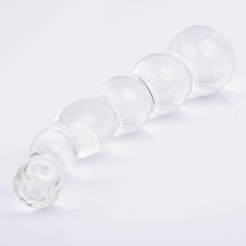 Big Beautiful Crystal Bendy Twist Double Ended Glass Anal Plug