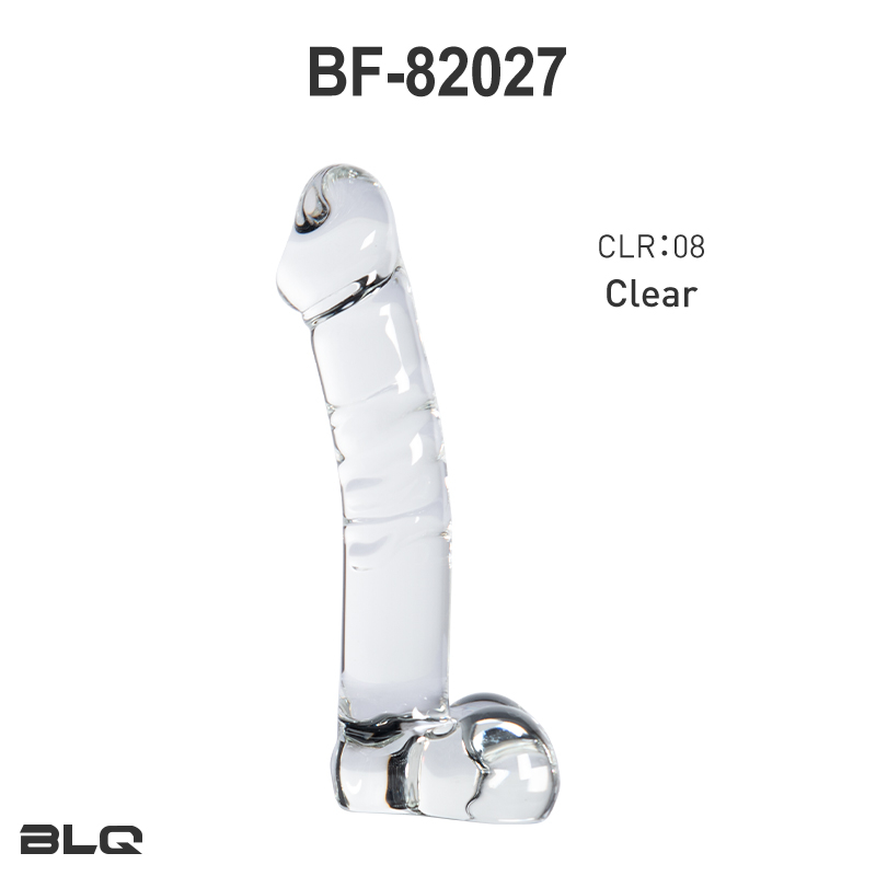Big Balls Glass Dildo