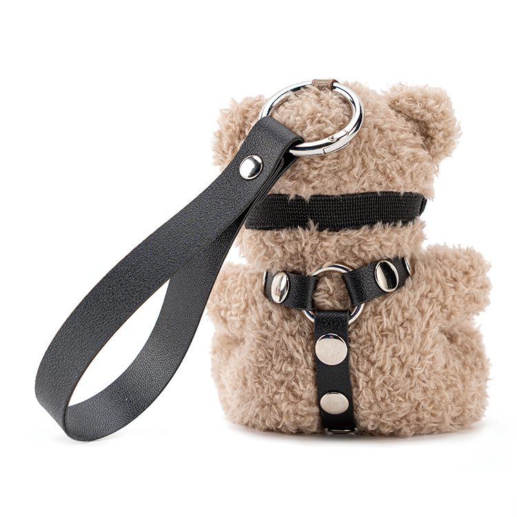Key Chain PU Leather BDSM Bear Harness Bear