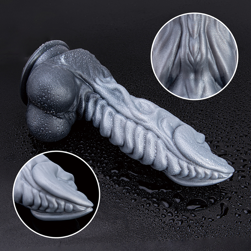 Special Shaped Silicone Realistic Penis Dildo For Adult
