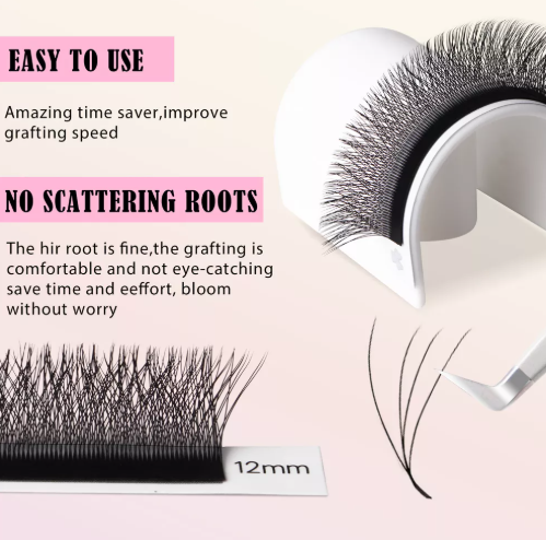 4D W Shape Eyelash Extensions 4D W Shape Wimperverlengings