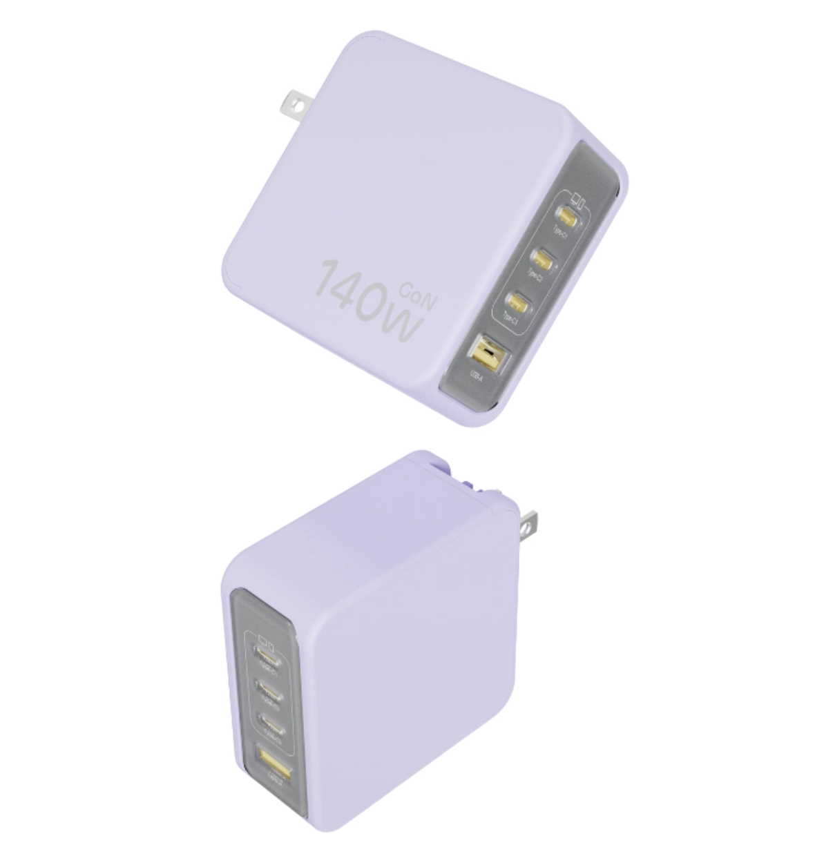 UE 電子 140W 4 ポート マルチデバイス充電器