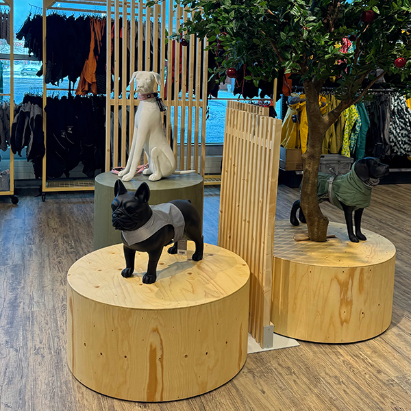 hundeudstillingsmannequin