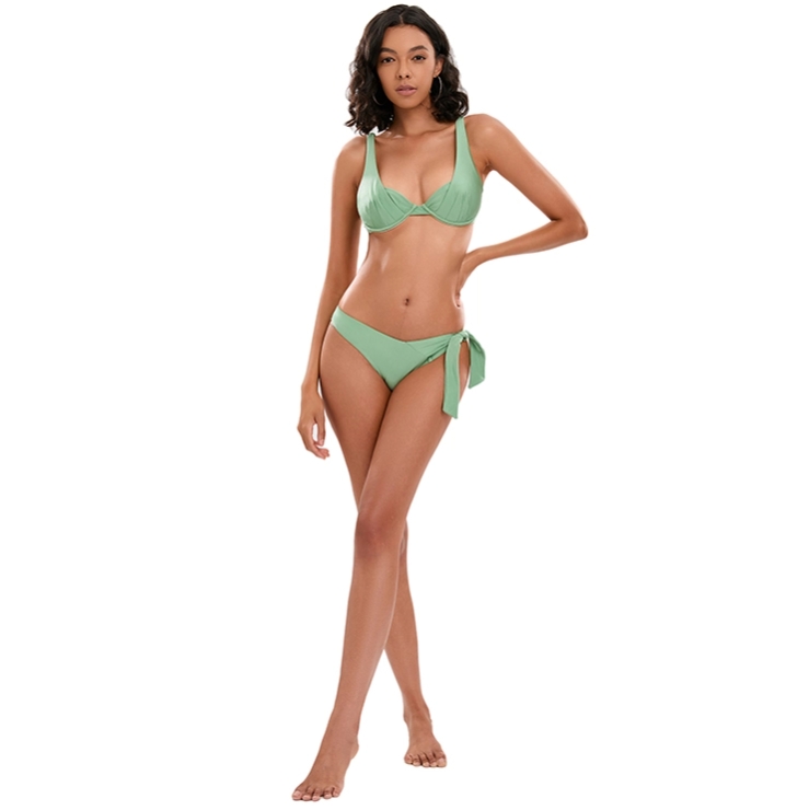 Underwire High Cut Bikini Swimsuit