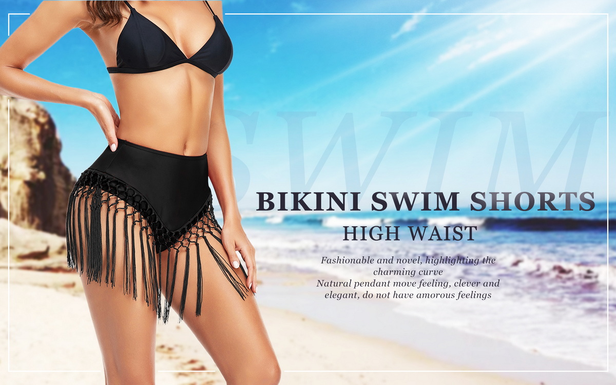 bikini swim shorts high waist