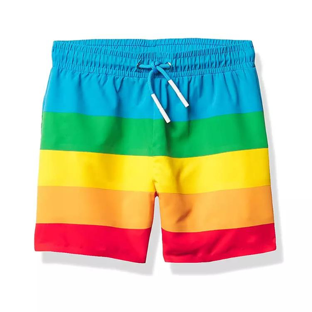 Side Printed Swim Short