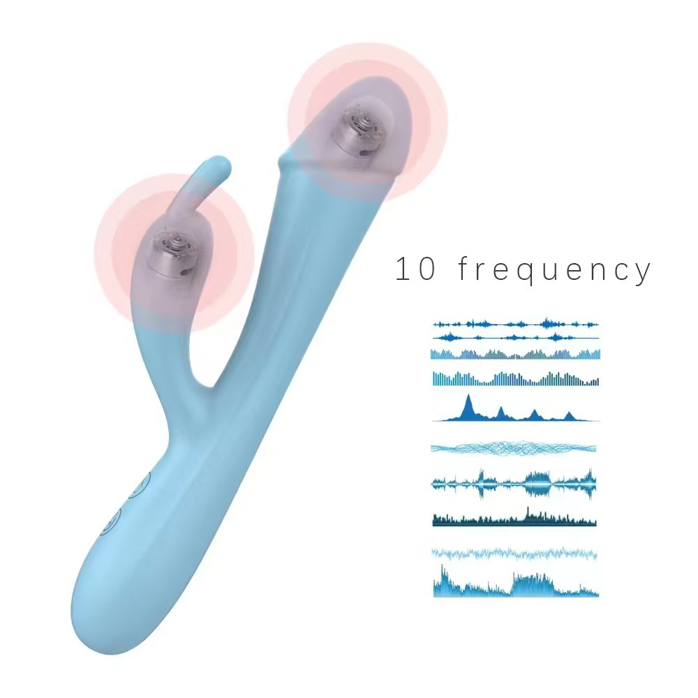 All-inclusive Seamless Silicone Rabbit Ears & Beginner Friendly -G Spot Vibrator for Women