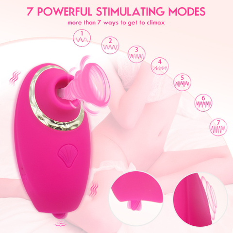 Silicone Sucking Vibrator