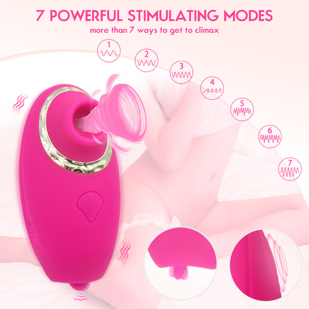 Silicone Sucking Vibrator