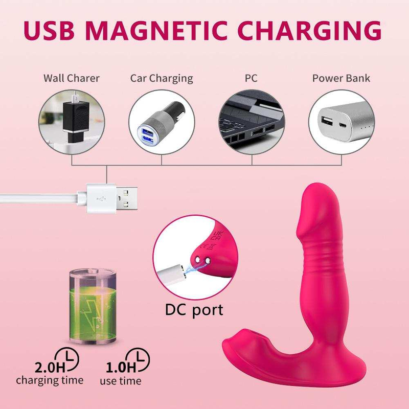 Upgraded Thrusting Dildo Vibrator