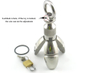 Stainless Steel Anal Plug with Extended G-Spot Wand