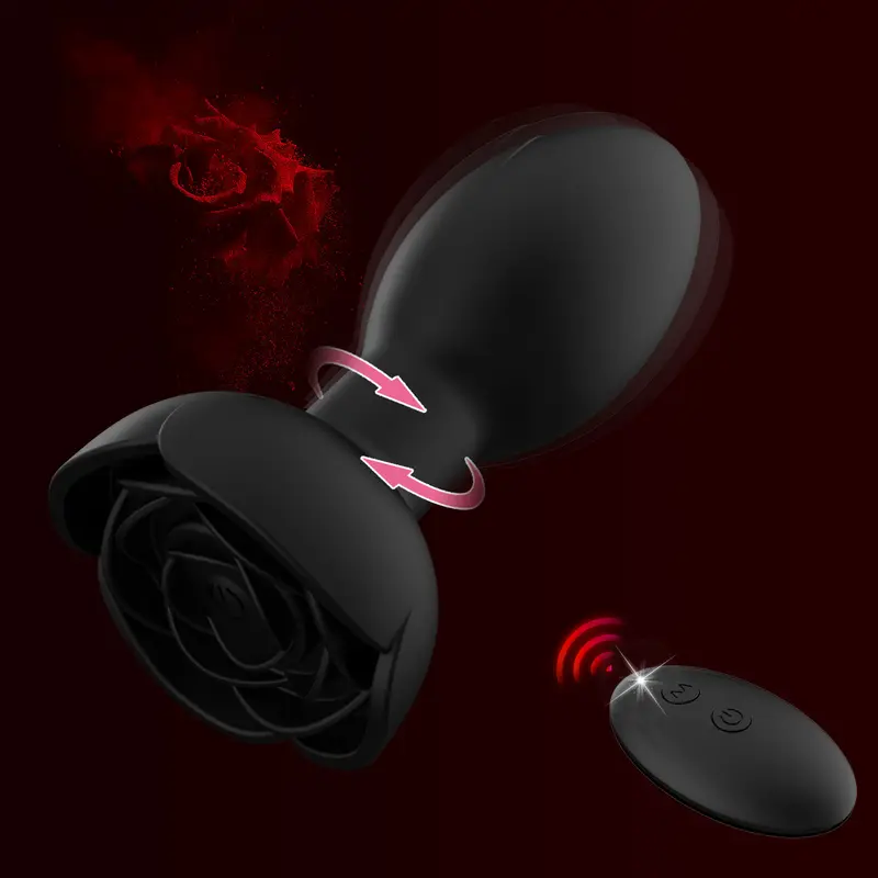 Black-Thrusting Anal Vibrator Prostate Massager
