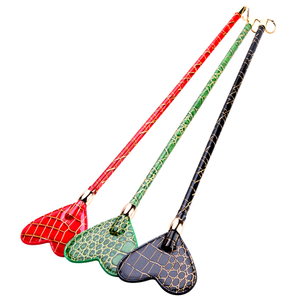 Paddle Soft Leather Heart Love Whip Fetish Sex Toys PU Whip Flogger Products