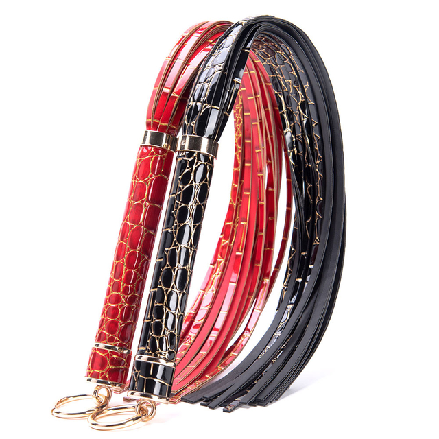 PU Black Spanking Whip Sex Toy for Couple Game High Quality Female Spanking Paddle BDSM Adult Game Toys Gift