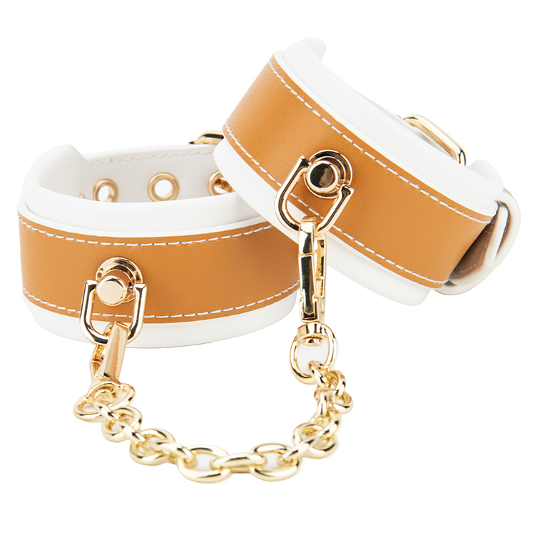 6PCS Yellow BDSM Bondage Kit Sexy Couple Adult Toys for SM Fetish Roleplay and Bondage Slave Play Perfect Present Gift