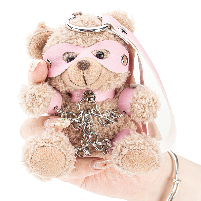 Christmas Gift Gothic Bear Leather Vest Belt Set SM Bear Gift