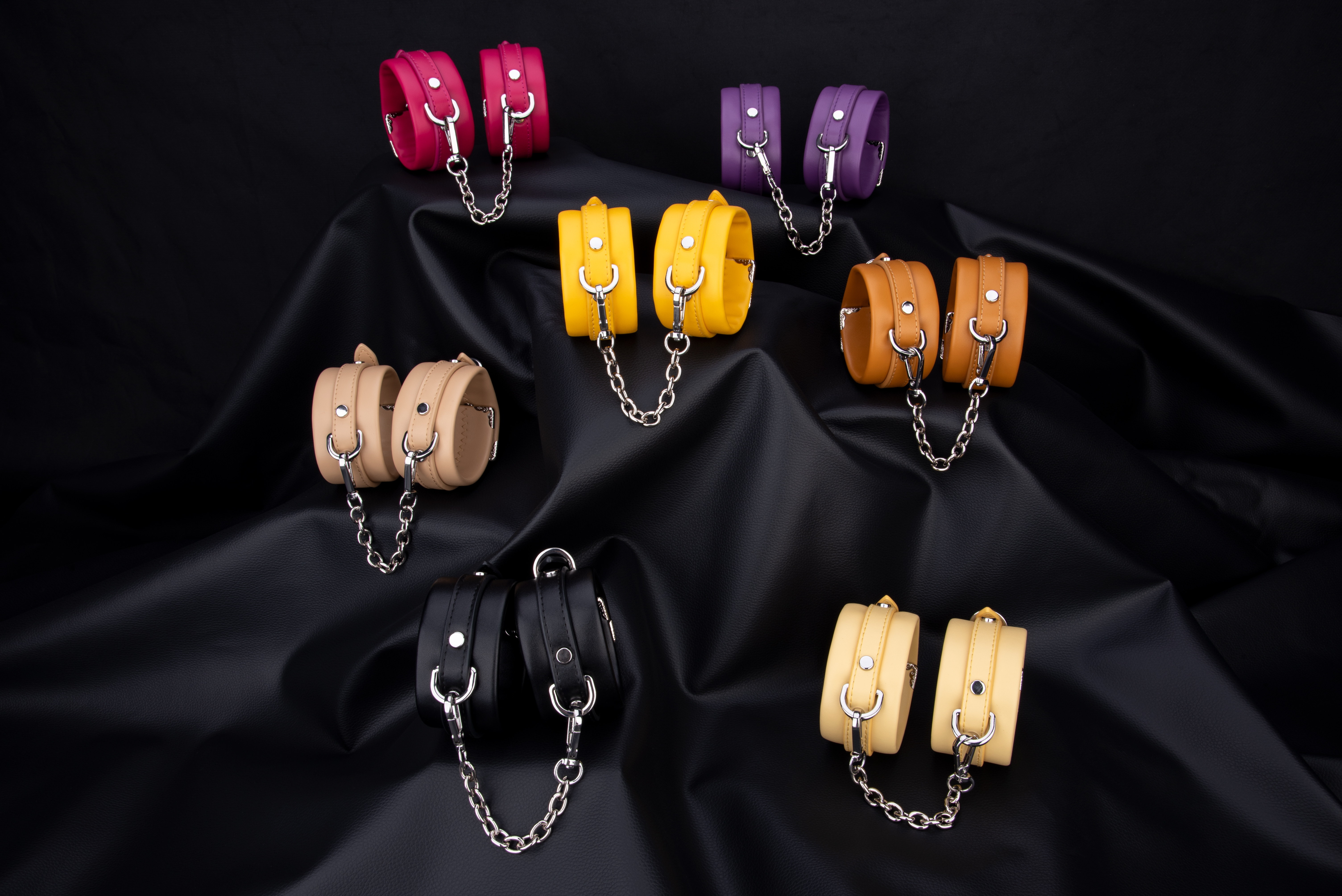 Wholesale BDSM Toys Custom OEM Fetish Accessories Set Bulk Handcuffs for Adult Sex Toys Business