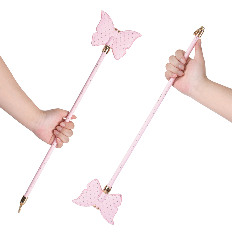 Novelty Butterfly Shaped Bdsm Bondage Spanking Paddle with Rhinestone Decoration Adult Sex Toy