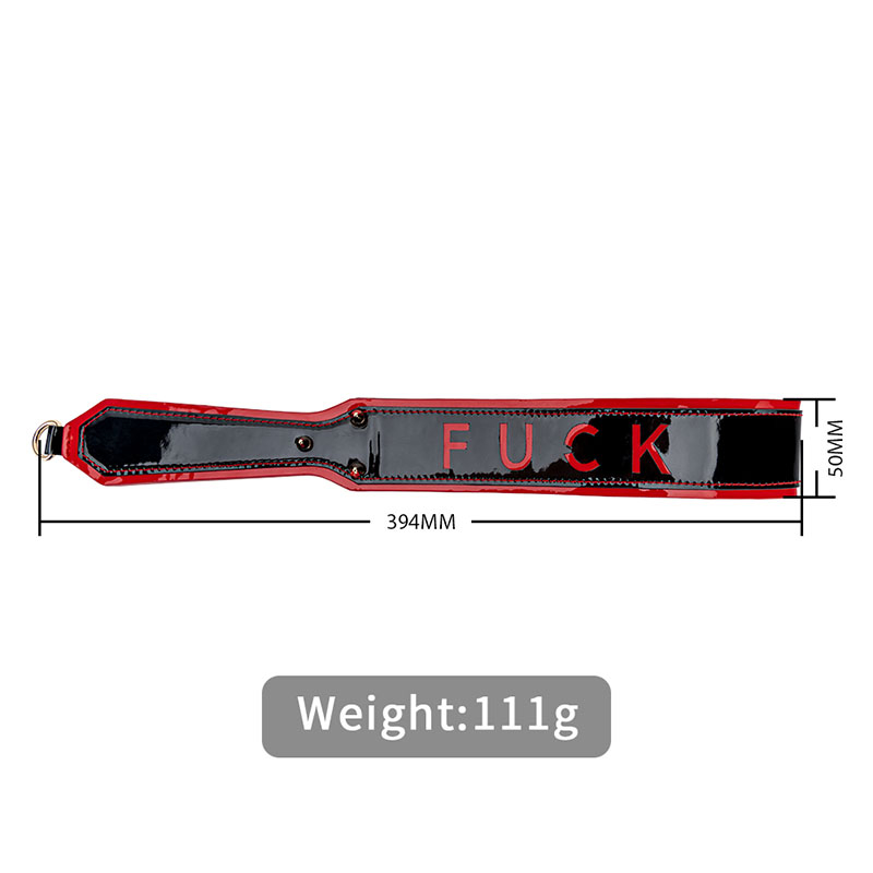 Novelty BDSM Ruler Spanking Paddle Adult Sex Toy Flogger Whip Fetish Whip