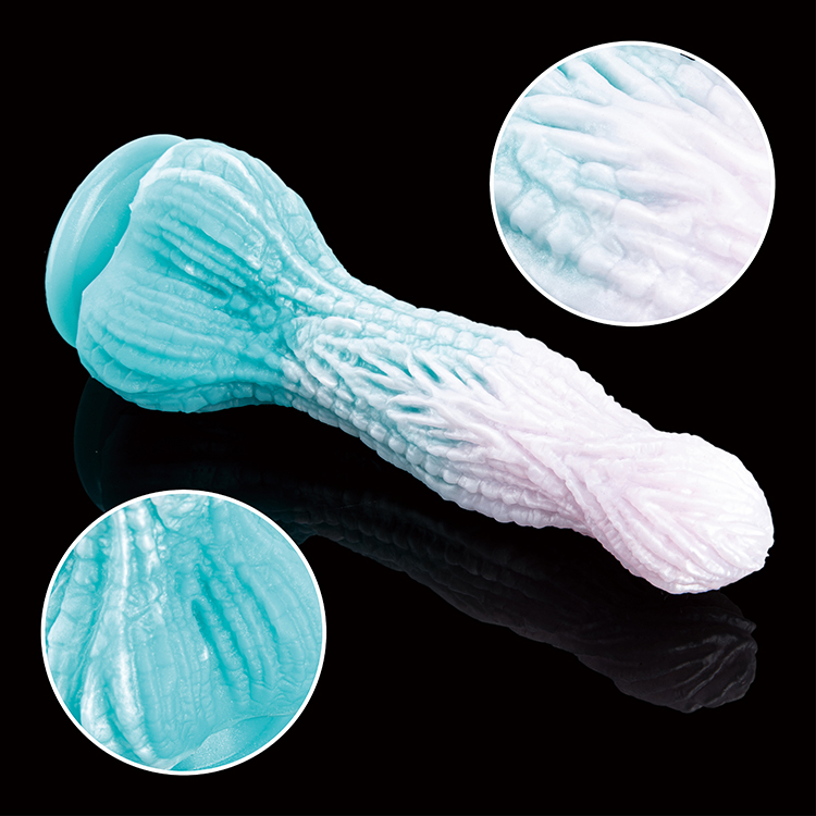 New Huge Color Silicone Dragon Dildo with Suction Cup Long Monster Toy for Anal and Fantasy Play