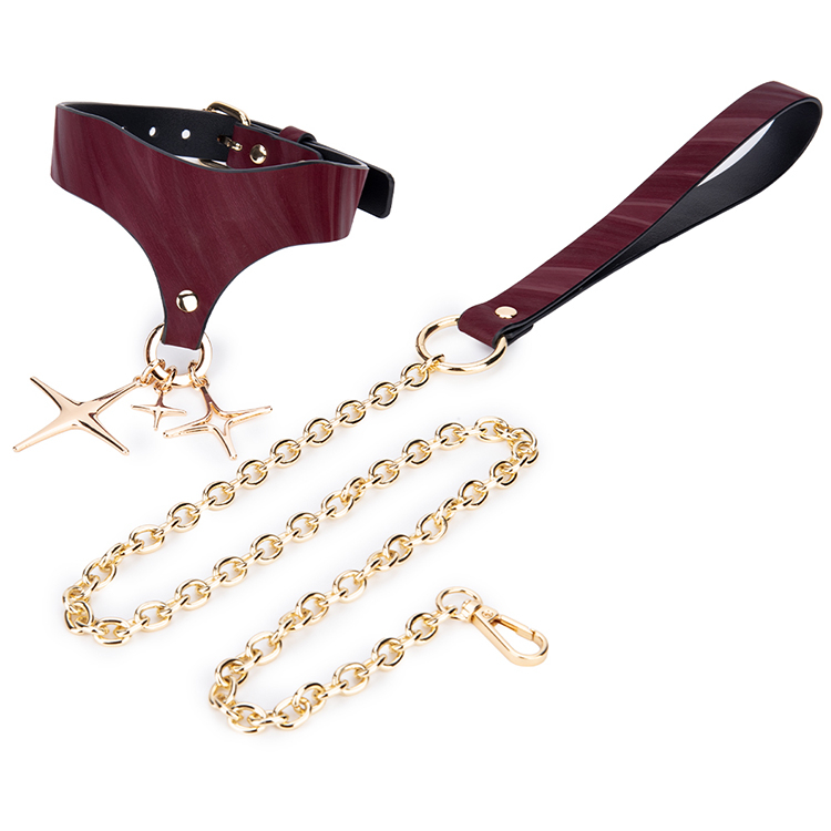 Best Selling PU Leather Bondage Collar Restraint Neck Collar for Couples' BDSM Adventures