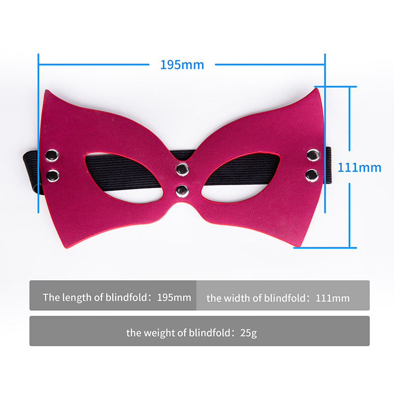 Sexy Red Blindfold Red Eye Mask Sex Product Fetish Essential BDSM SM Erotic Slave Sex Toy for Adults