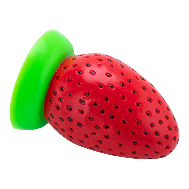 Cute Silicone Butt Plug in Strawberry Shape Shapes Prostate Massager and Masturbation Toy for Men and Women