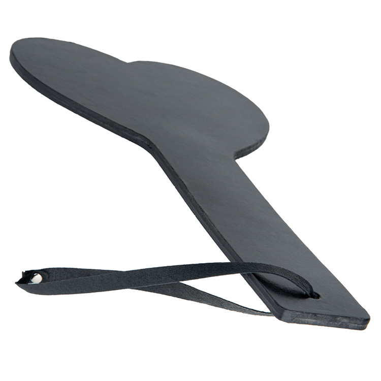 High Quality Black PU Leather Spanking Paddle for Couple Adult Games Bdsm Flirting Fun