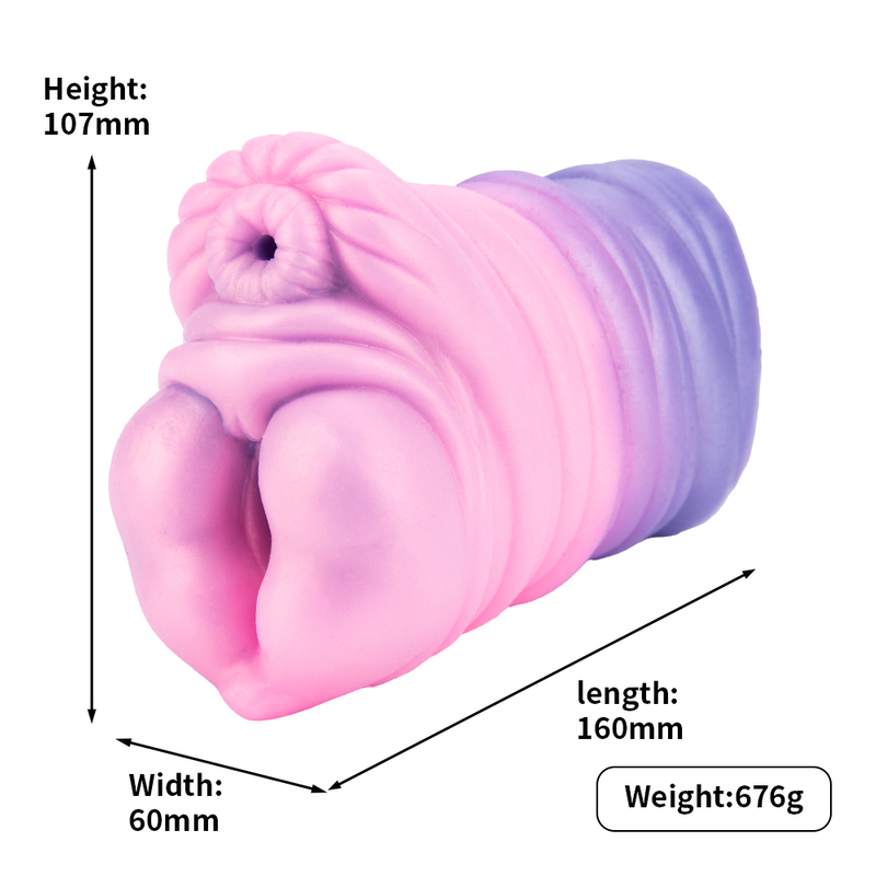 Popular Hot Selling Alien Monster Design Male Masturbation Cup Realistic Soft Silicone Anal Cup Aimed at Men