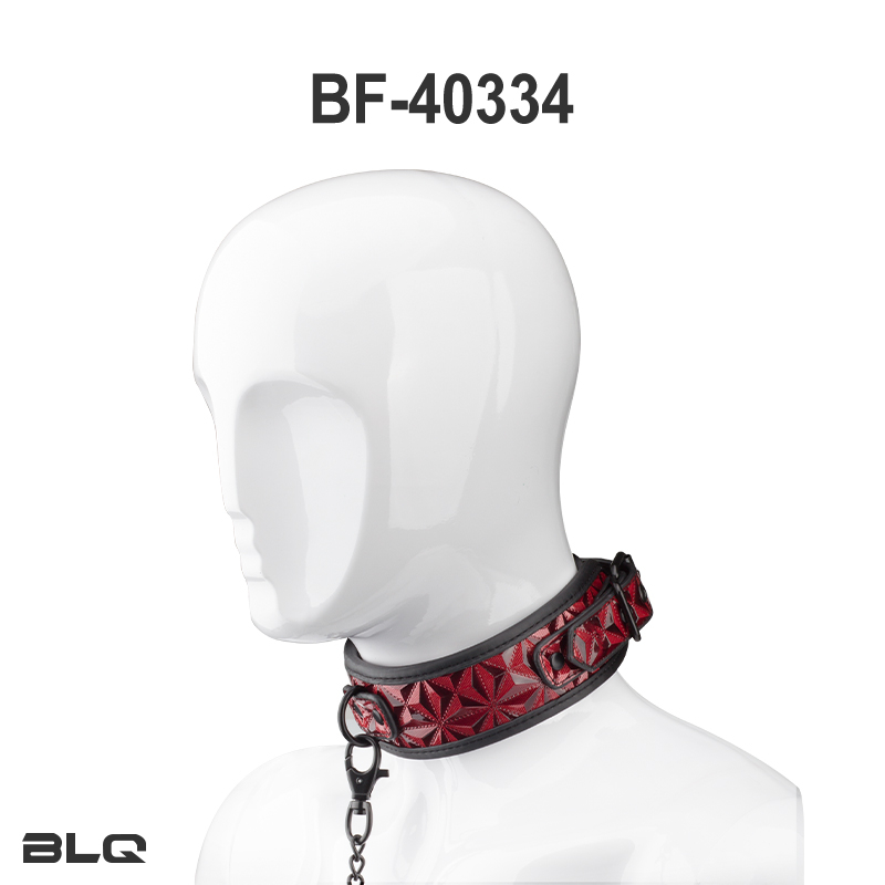 Collar with Leash for Adult Bondage Restraints Sex Play