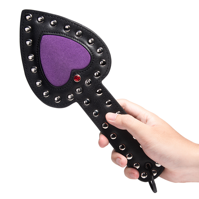 Black Hreat PU Leather Spanking Paddle Slap Clap Flap Whip On Butt With Flirt SM Sex Adult Game Toy for Women Man Couple