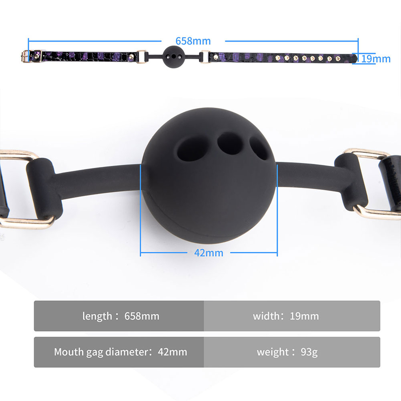 Ball Gag Adjustable Breathable Sex Adult Toys