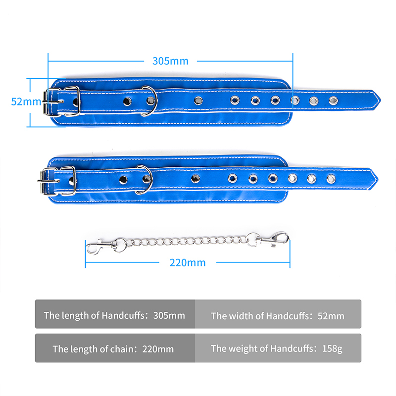 Handcuffs PU Leather Sex Hand Cuffs Adult Erotic Toys Bdsm Restraint Shackle Devices Sm Bondage Handcuff Ankle cuffs for Couple