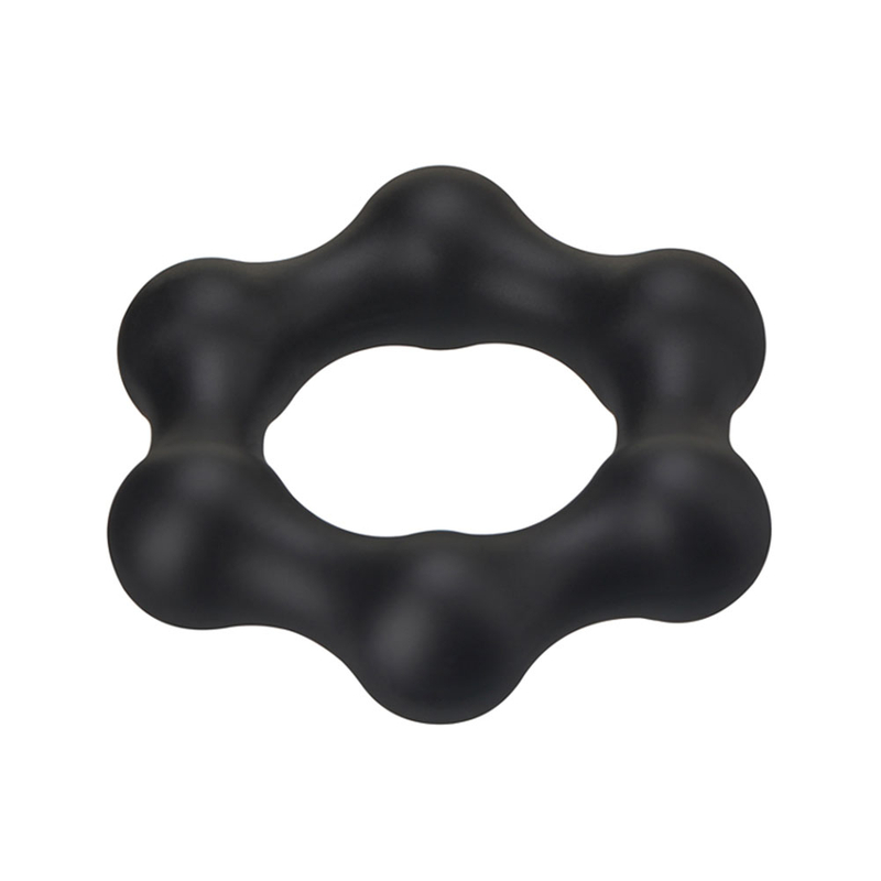 Flower Pattern Liquid Silicone Cock Ring for Sex